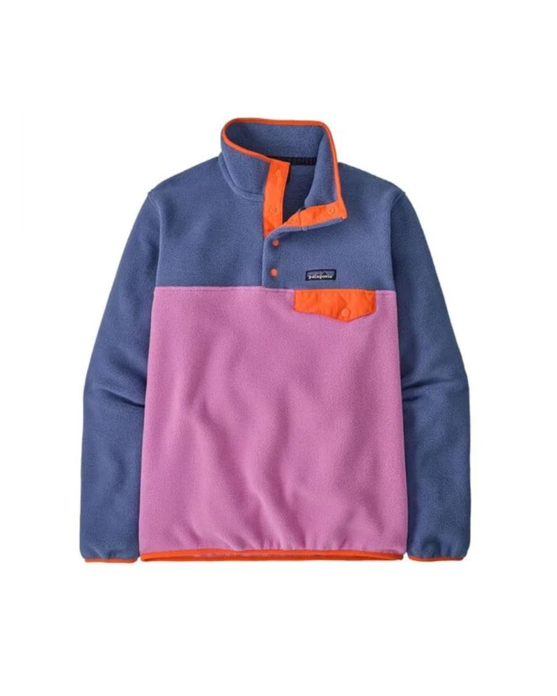 Patagonia Women's Lightweight Synchilla Snap-T Pullover in Brisk Purple