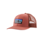 Patagonia P6 Logo Trucker Hat in Potters Red