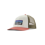 Patagonia P6 Logo LoPro Trucker Hat in Birch White