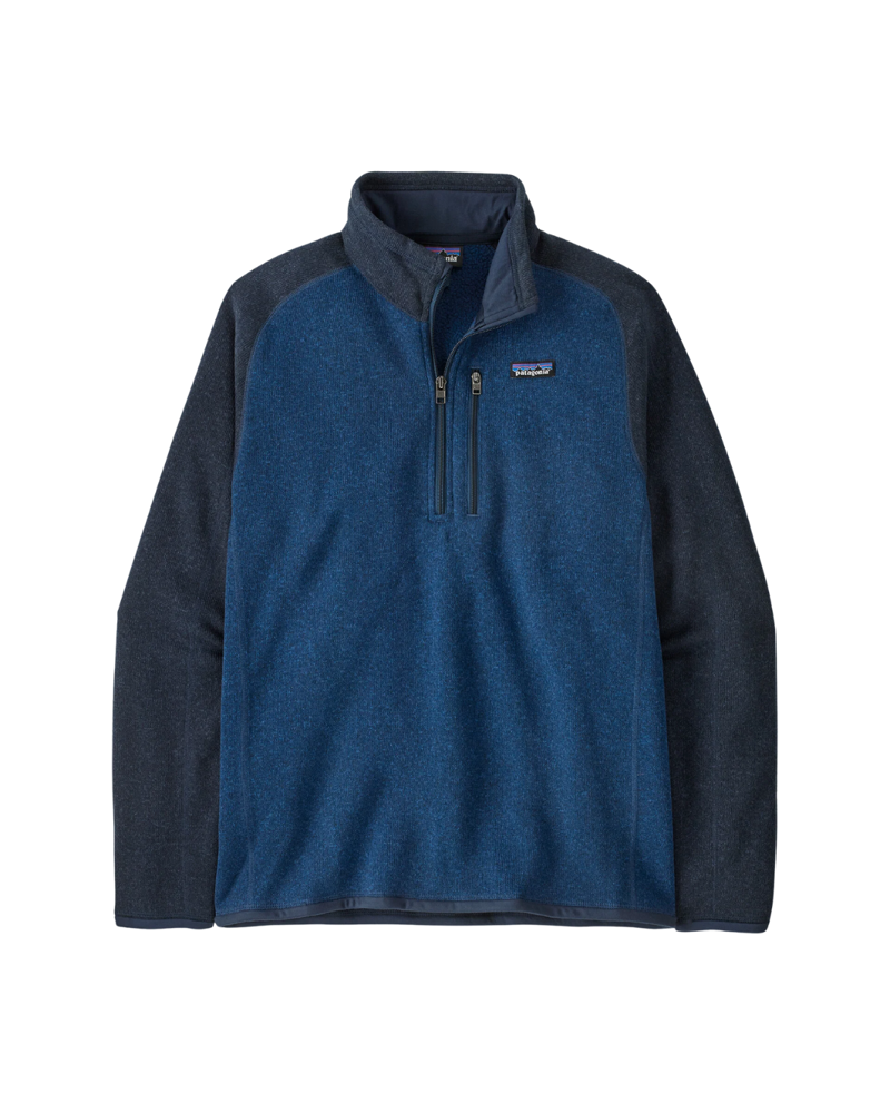 Patagonia Mens Better Sweater 1/4 Zip in Clement Blue