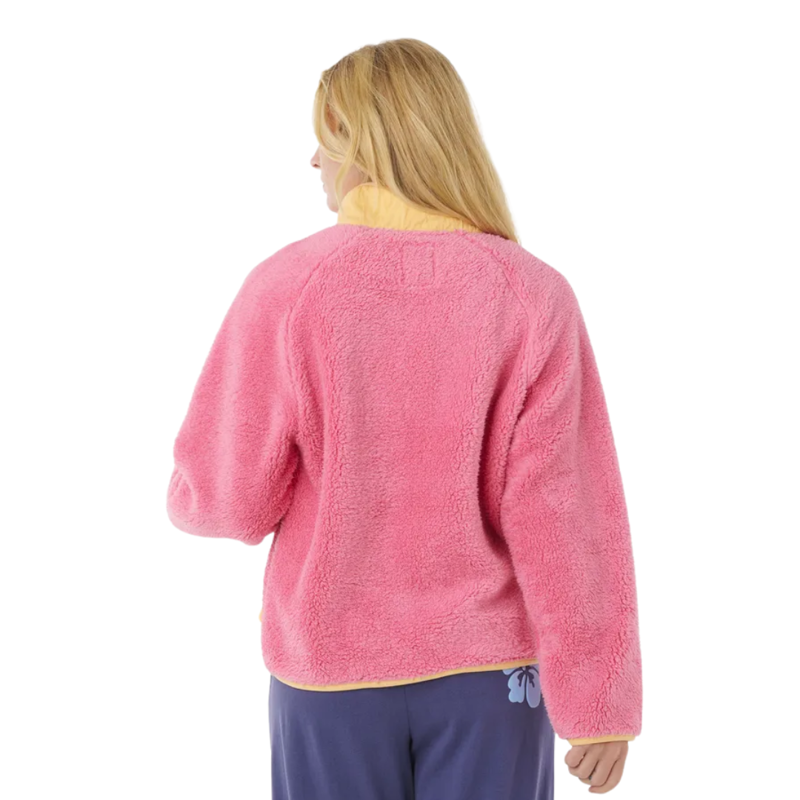 Rip Curl Womens Shore Break Polar Fleece in Pink-1