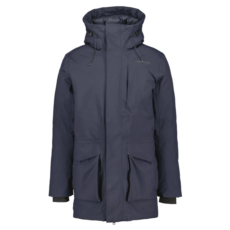 Didriksons Mens Akilles Parka 2 in Dark Night Blue