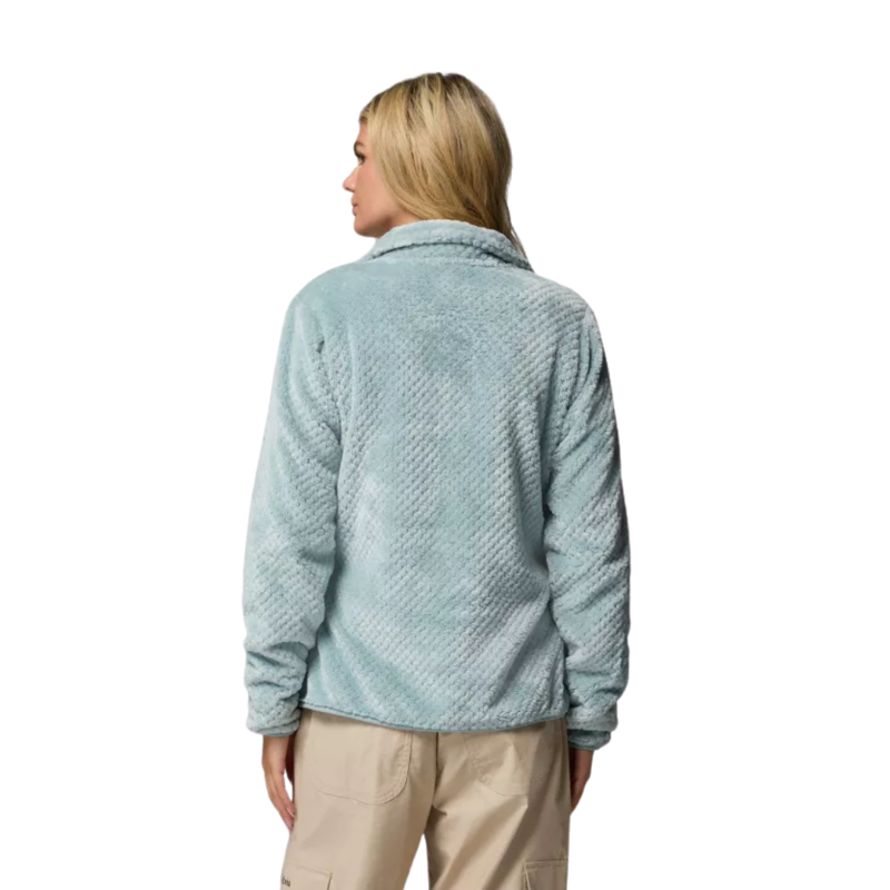Columbia Womens Fire Side II Sherpa Full Zip in Crushed Blue-1