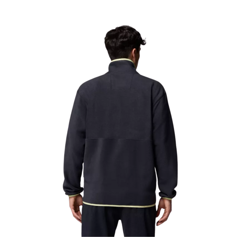 Columbia Mens Backbowl II Full Zip Fleece in Black / Compass Blue-1