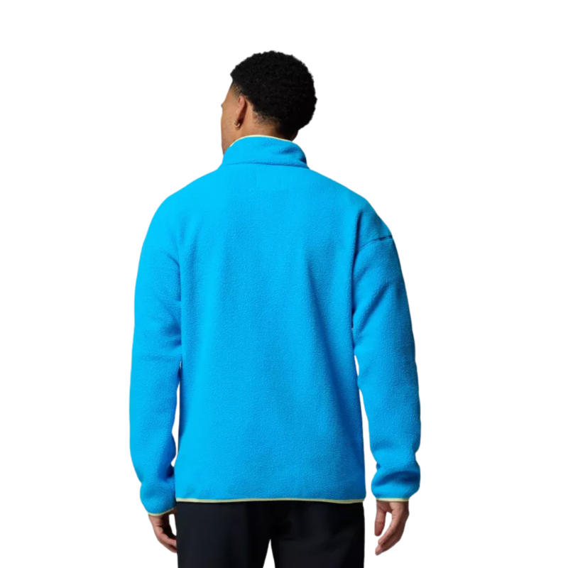 Columbia Men's Helvetia II Half Snap Fleece in Compass Blue-1
