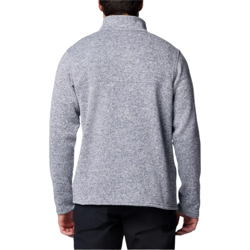 Columbia Mens Alto Pass Half Snap Fleece in Dark Mountain Heather-1