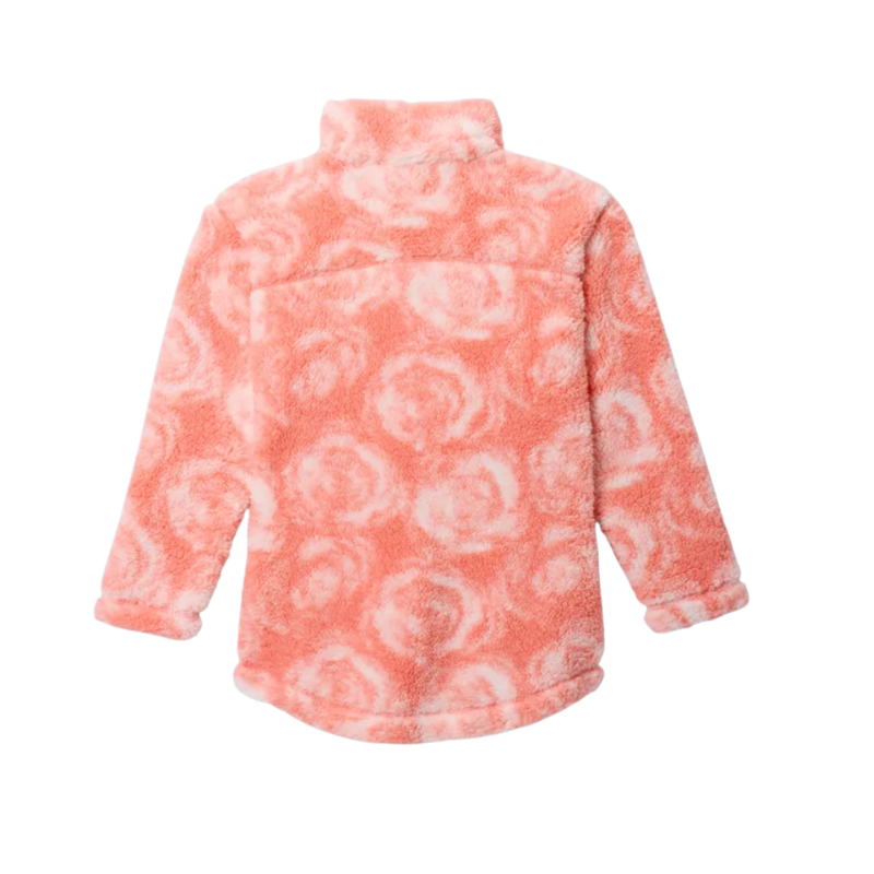 Columbia Kids West Bend Printed Full Zip in Hot Coral Rosecity-1
