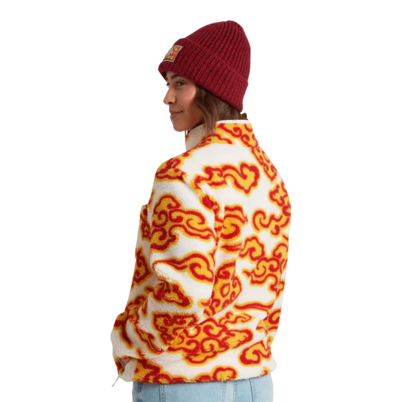 Sherpa Unisex Tarcho Printed Full Zip Fleece in Peetho Cloud-1