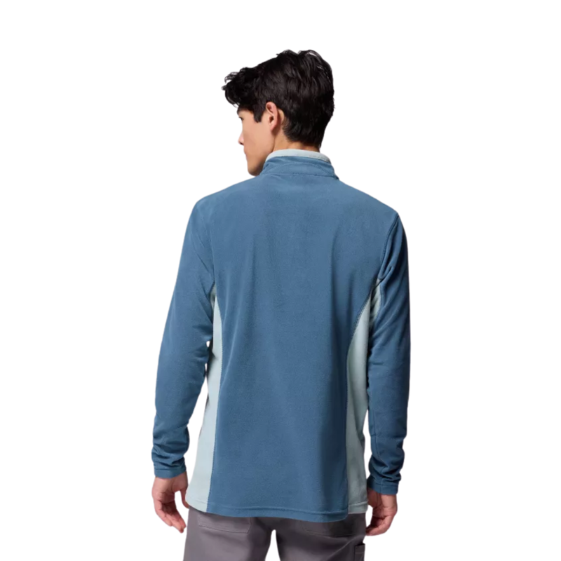 Columbia Mens Klamath Range II Half Zip in Everblue / Crush Blue-1