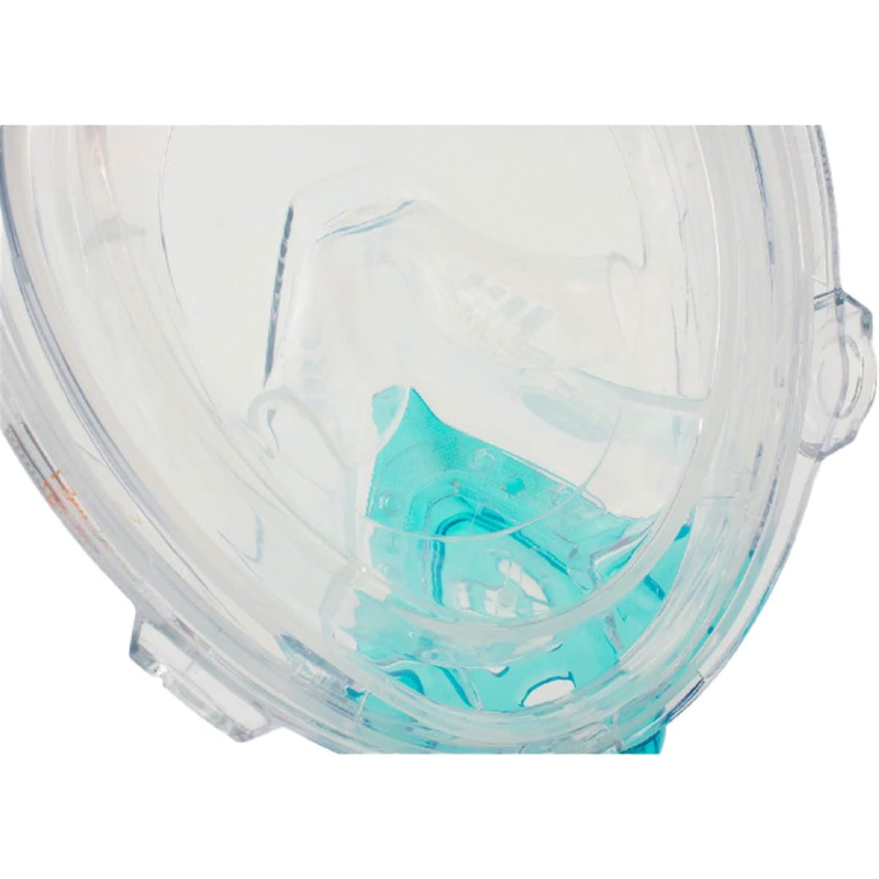 Seac Libera Fullface Mask in Aquamarine / Orange-2