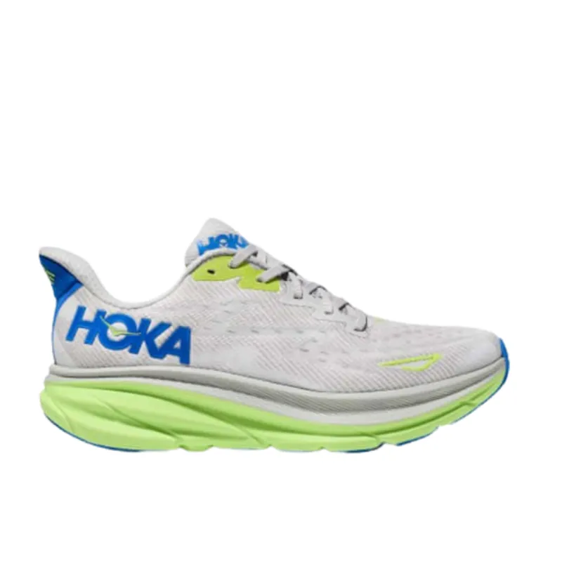 Hoka Mens Clifton 9 In Stardust / Electric Cobalt