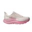 Hoka Womens Clifton 10 Wide Running Shoes in Rose Cream / Dried Rose