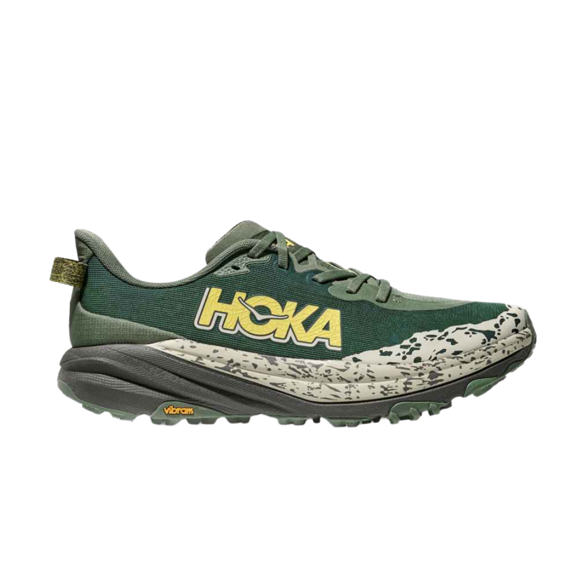 Hoka Mens Speedgoat 6 in Fern / Asphalt Grey