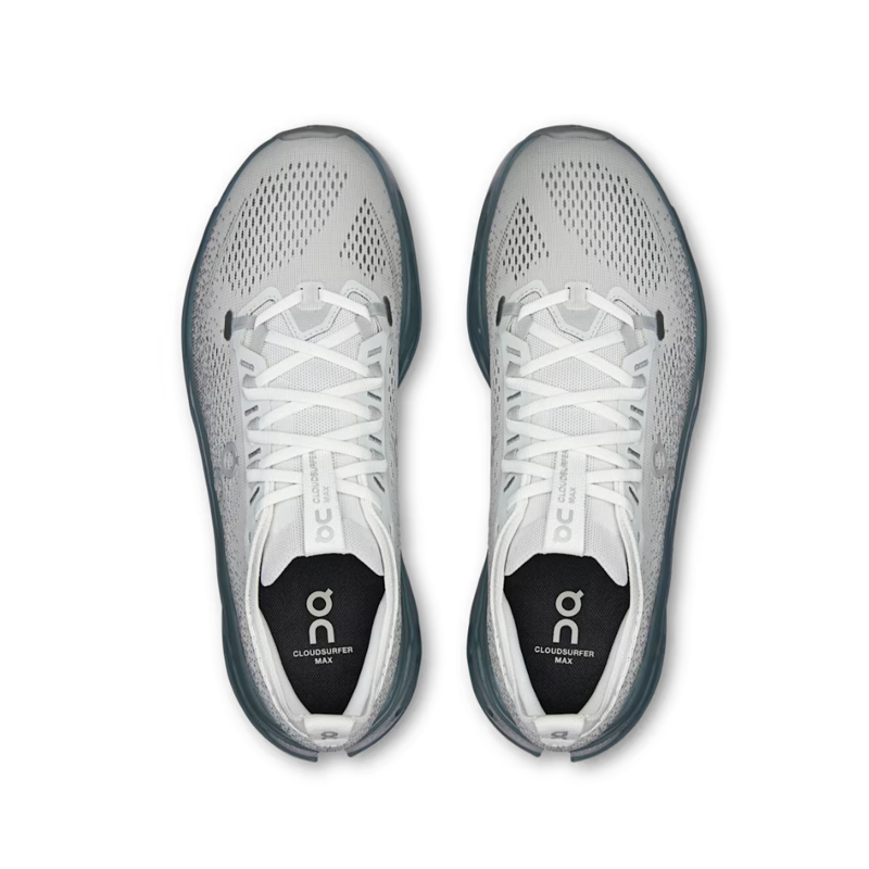 On Mens Cloudsurfer Max in Iceberg / Olive-1