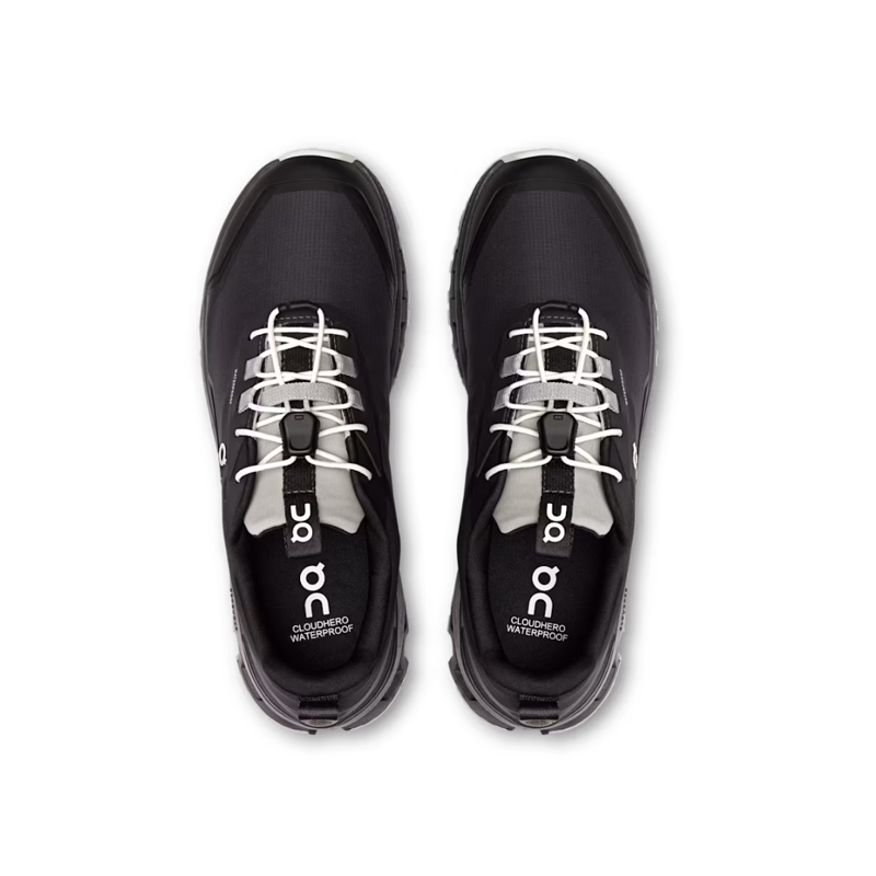 On Kids Cloudhero Waterproof in Magnet / Black-1