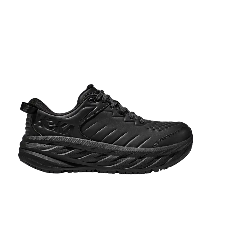 Hoka Mens Bondi SR in Black / Black
