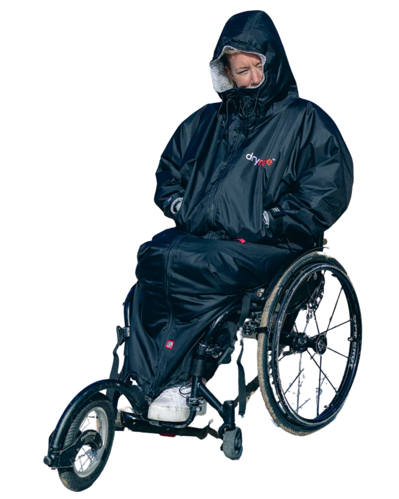 Dryrobe Adults Adapt in Black Grey-4
