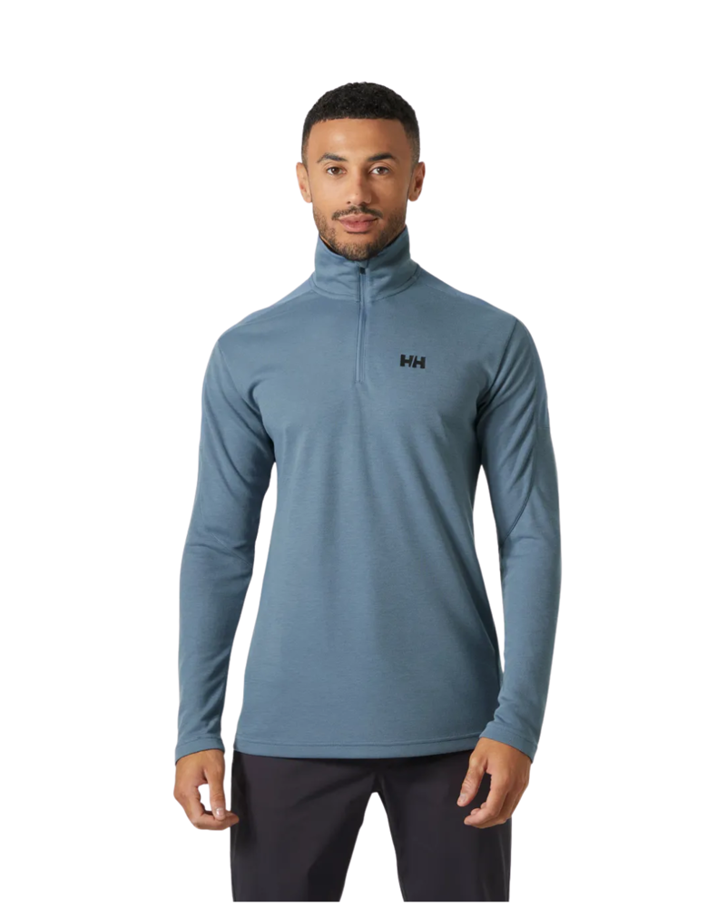 Helly Hansen Mens HP 1/2 Zip Pullover 2.0 in Washed Navy