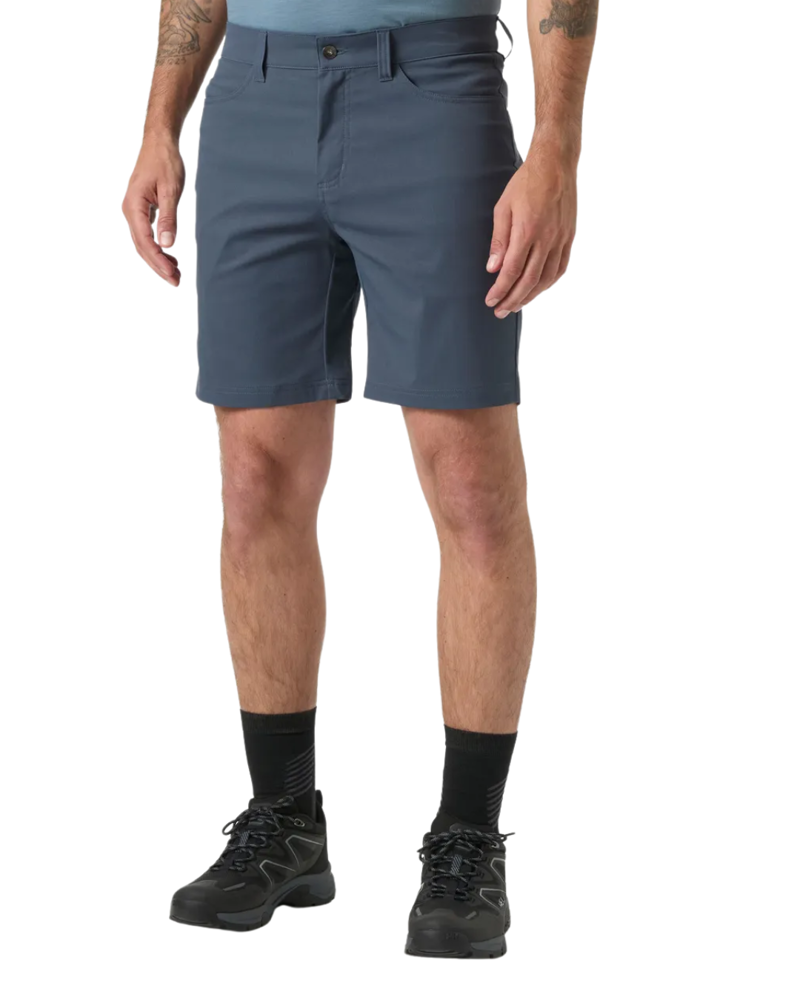 Helly Hansen Mens Holmen 5 Pocket Short in Alpine Frost
