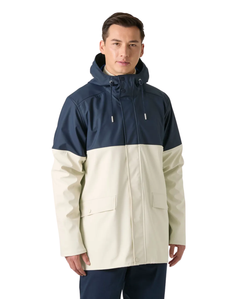 Helly Hansen Mens Moss Block Coat in Cream