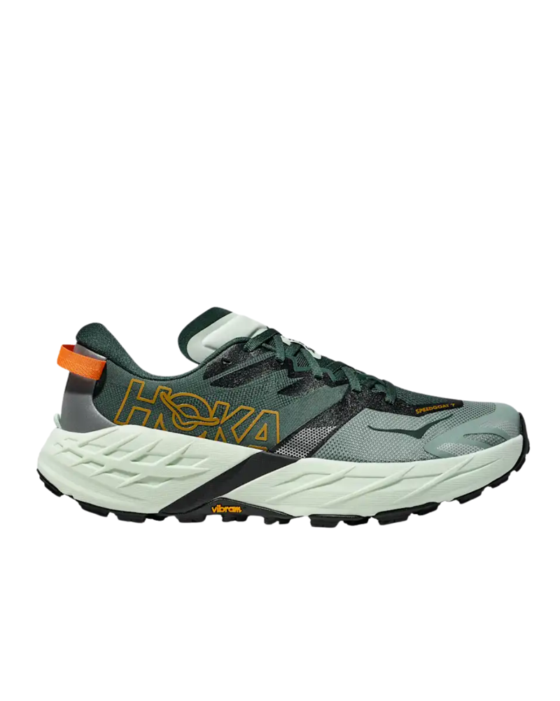 Hoka Mens Speedgoat 7 in Bay Leaf / Sea Glass