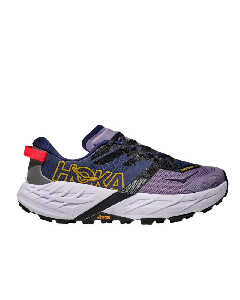 Hoka Womens Speedgoat 7 in Berry Jam / Starlight Glow