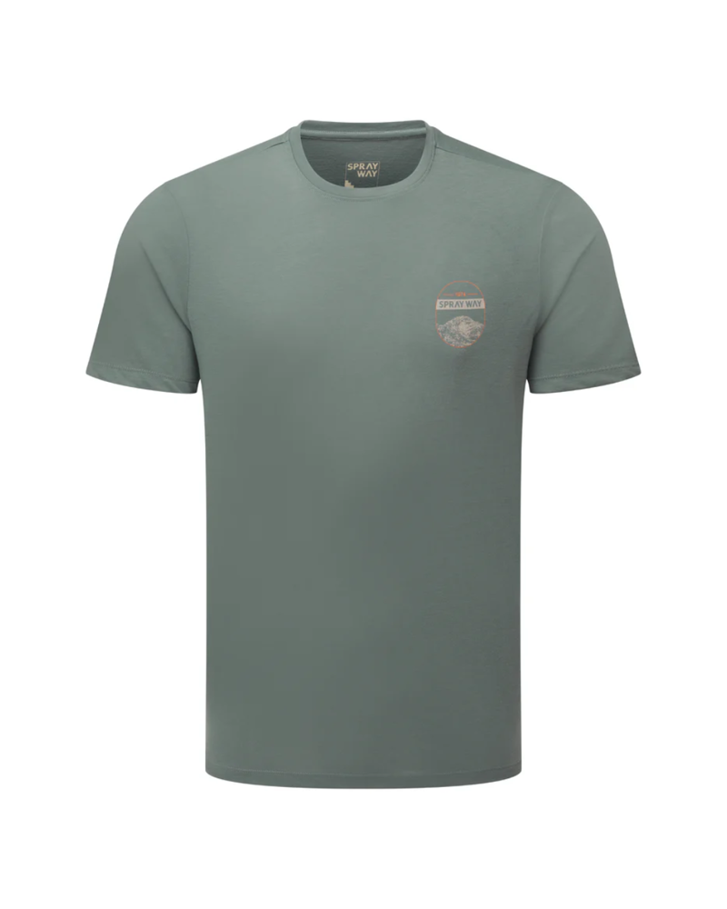 Sprayway Mens Clip Tee in Balsam Green