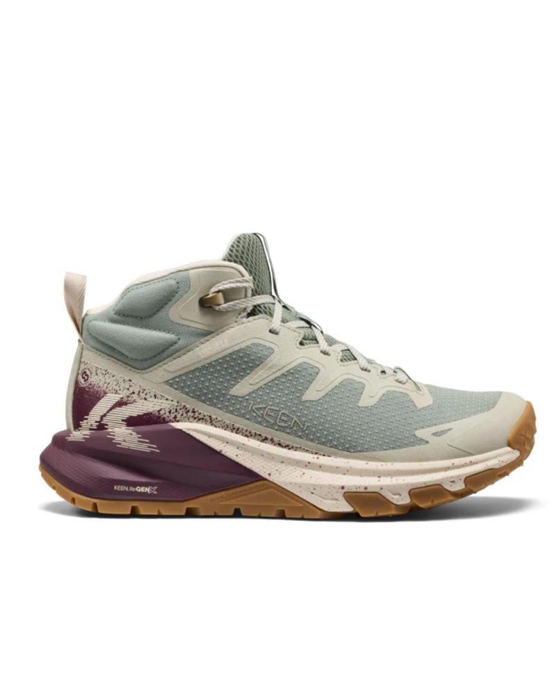Keen Womens Targhee Apex Mid WP in Lily Pad / Fig