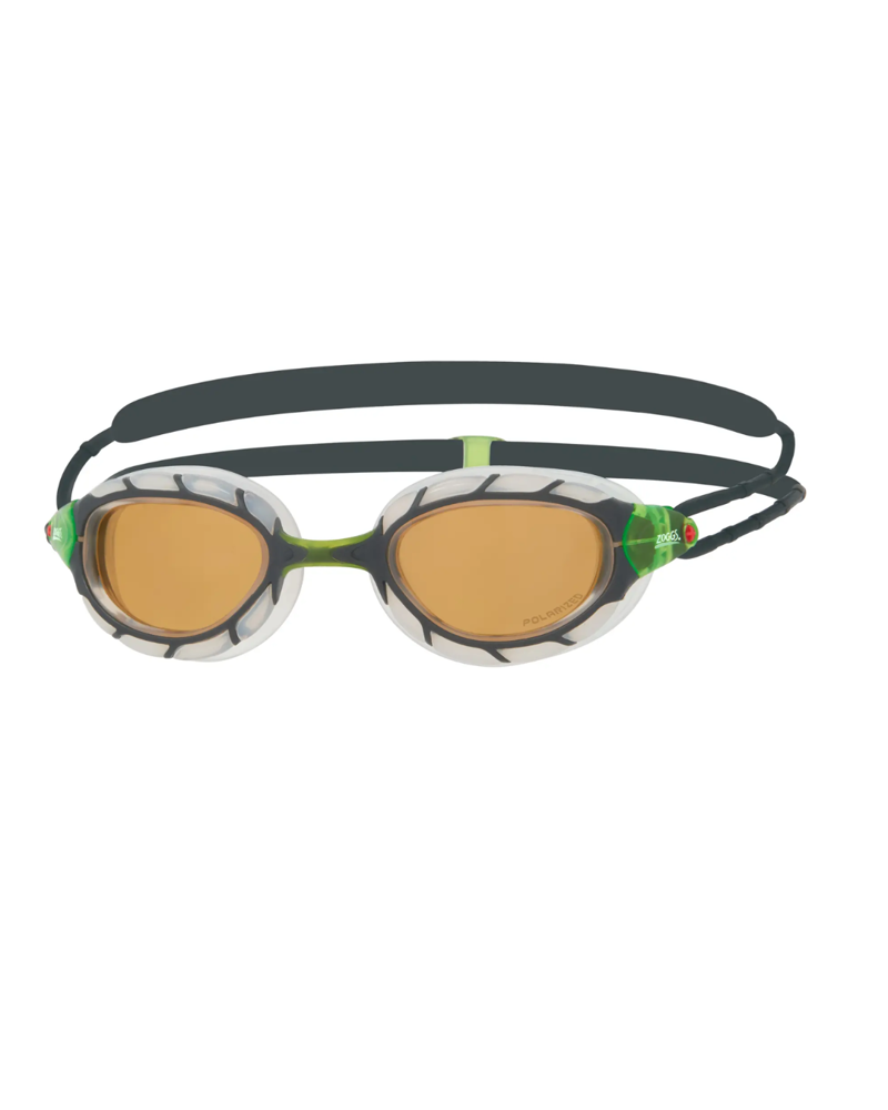 Zoggs Predator Polarized Ultra Small Fit in Metallic Grey
