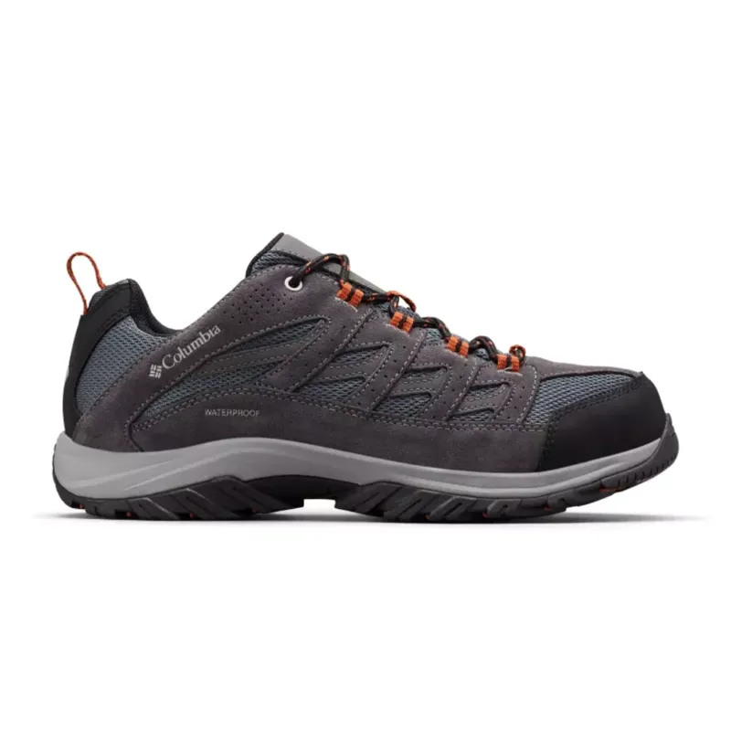 Columbia Mens Crestwood Waterproof in Graphite / Dark Adobe