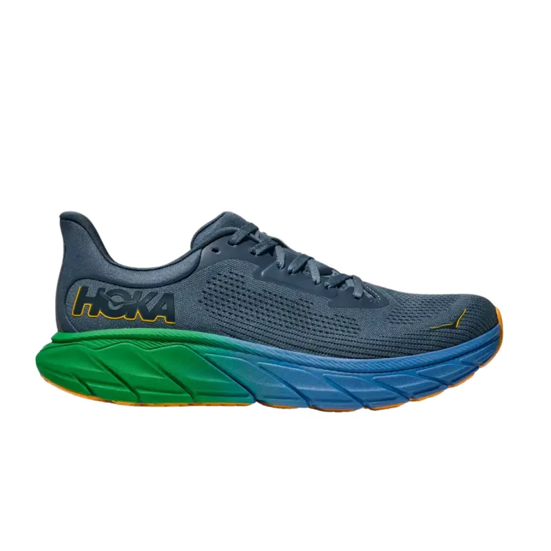 Hoka Mens Arahi 7 in Thunder Cloud / Stormy Skies