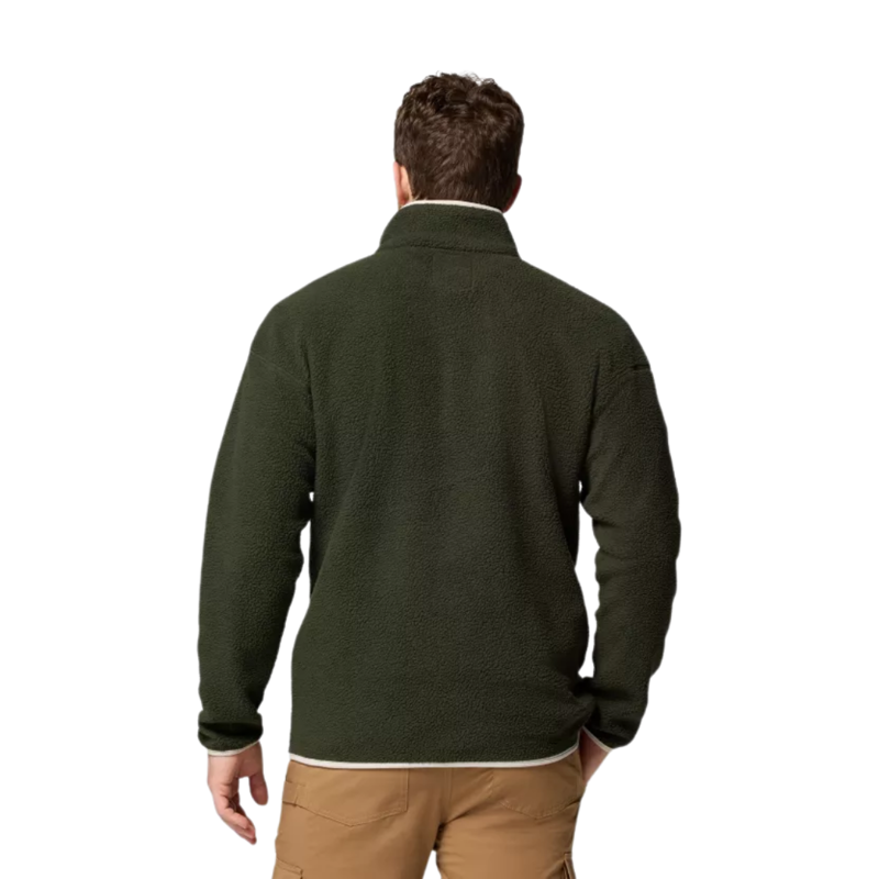 Columbia Men's Helvetia II Half Snap Fleece in Greenscape-1