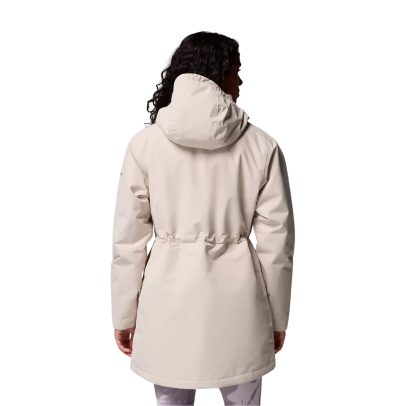 Columbia Womens Pulaski Parka in Dark Stone-1