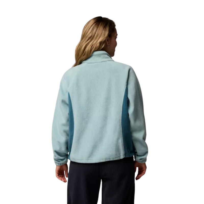 Columbia Womens Benton Springs Relaxed Full Zip in Crushed Blue-1