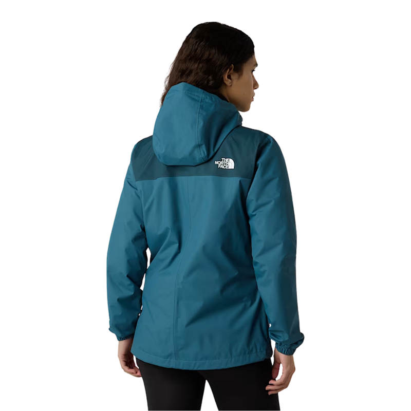 The North Face Womens Antora Rain Jacket in Space / Deep Cypress-1