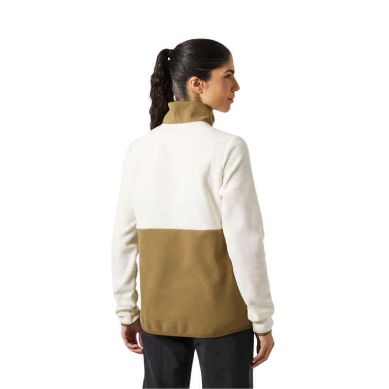 Helly Hansen Womens Daybreaker Snap Pullover in Sepia-1