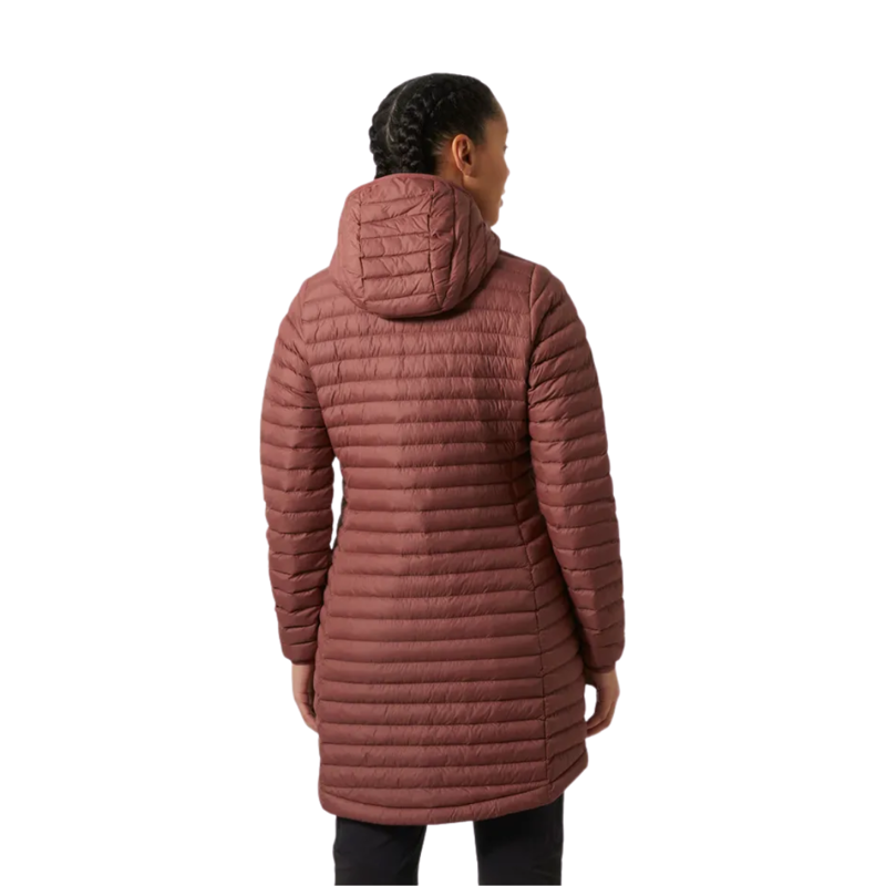 Helly Hansen Womens Sirdal Long Insulator Jacket in Dark Cedar-1
