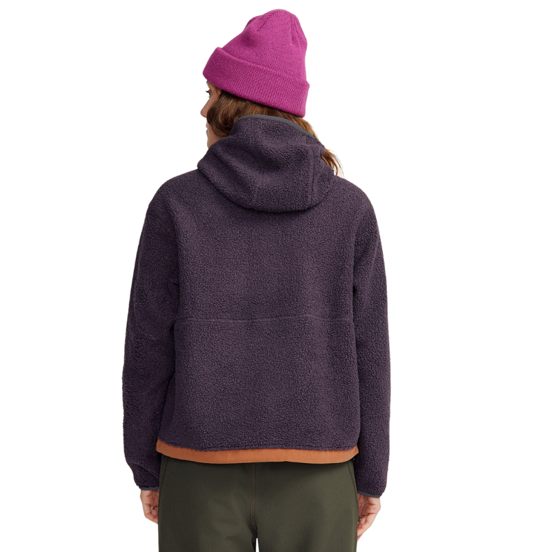 Kathmandu Womens Co-Z High Pile Hooded Pullover V2 in Orbit / Woodsy-1