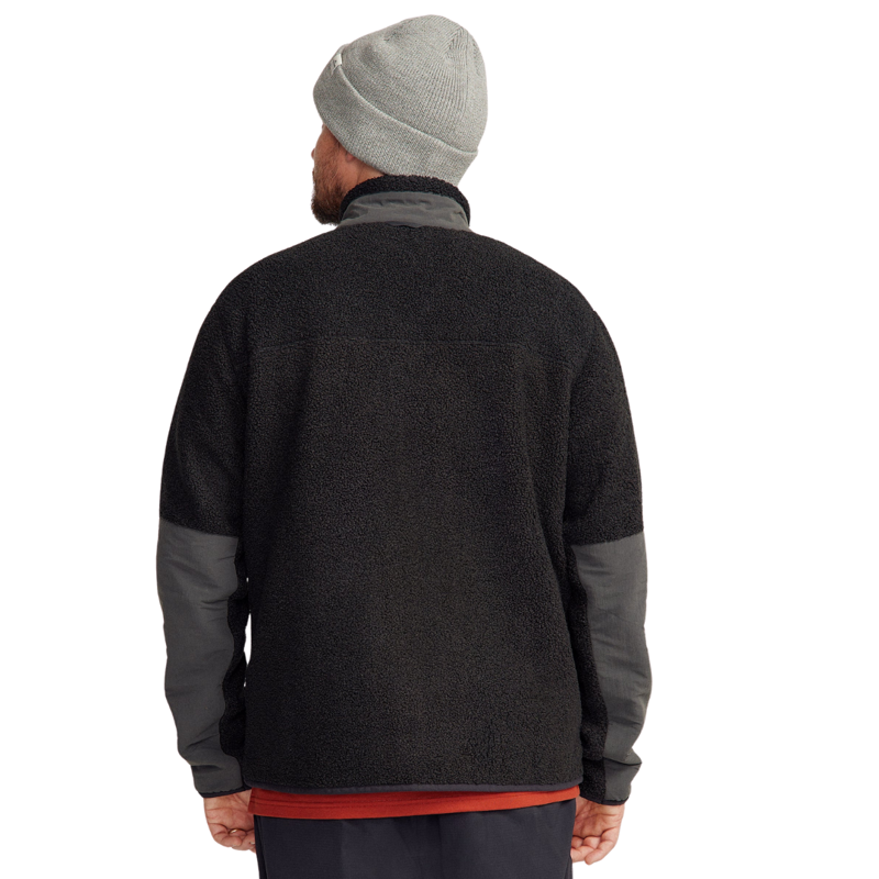 Kathmandu Mens Co-Z High Pile Jacket V3 in Black Stingray-1