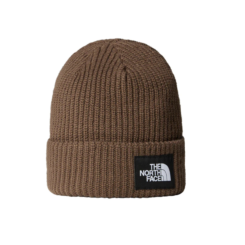 The North Face Salty Lined Beanie in Smokey Brown