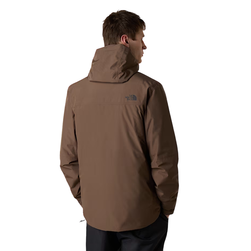 The North Face Mens North Table Down Triclimate Jacket in Smokey Brown / TNF Black-1