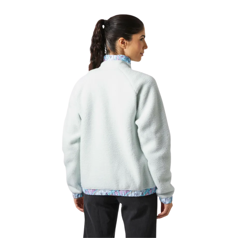 Helly Hansen Womens Imperial Pile Snap in Seafoam Oslo Aop-1