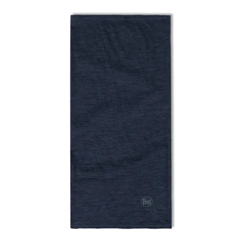 Buff Merino Lightweight Neckwear in Solid Night Blue