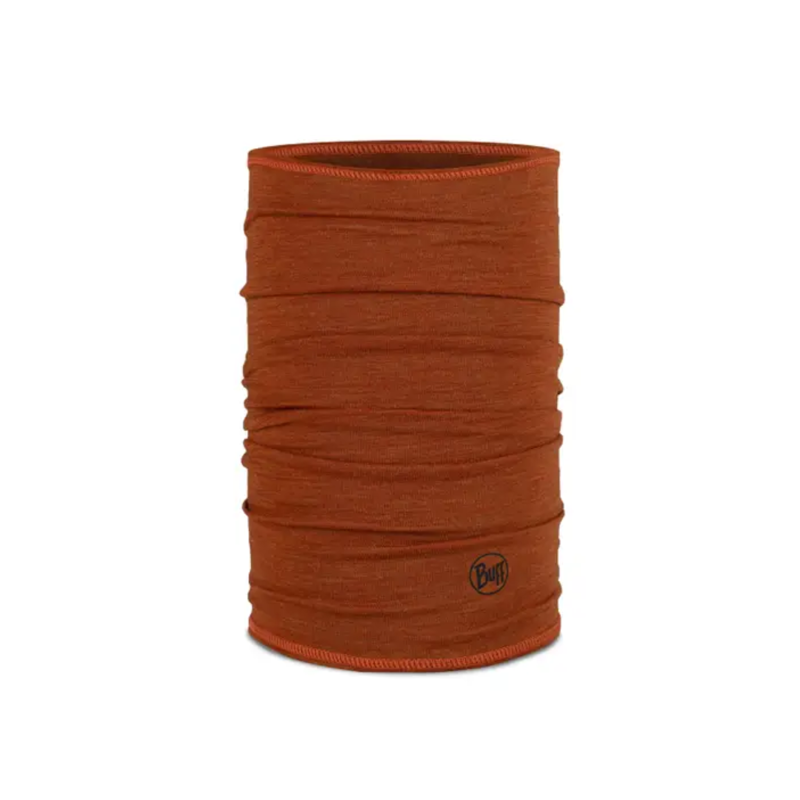 Buff Merino Lightweight Neckwear in Solid Cinnamon