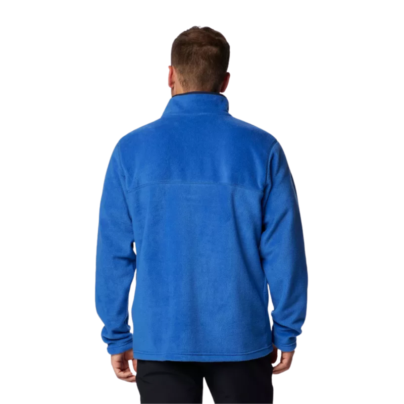 Columbia Mens Steens Mountain Half Snap II Fleece in Mountain Blue / Collegiate Navy-1