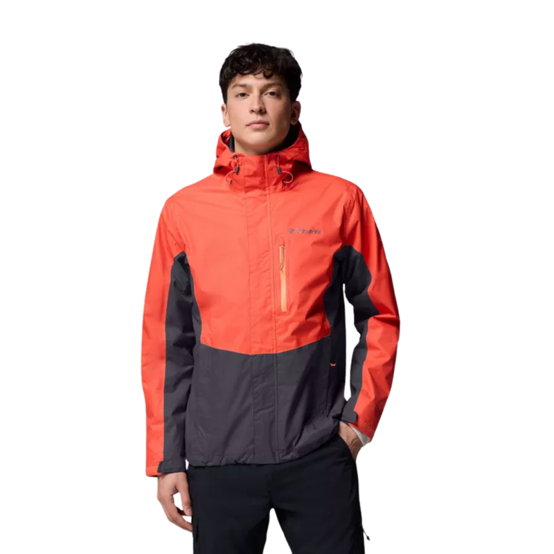 Columbia Mens Pouring Adventure III Jacket in Zing / Shark