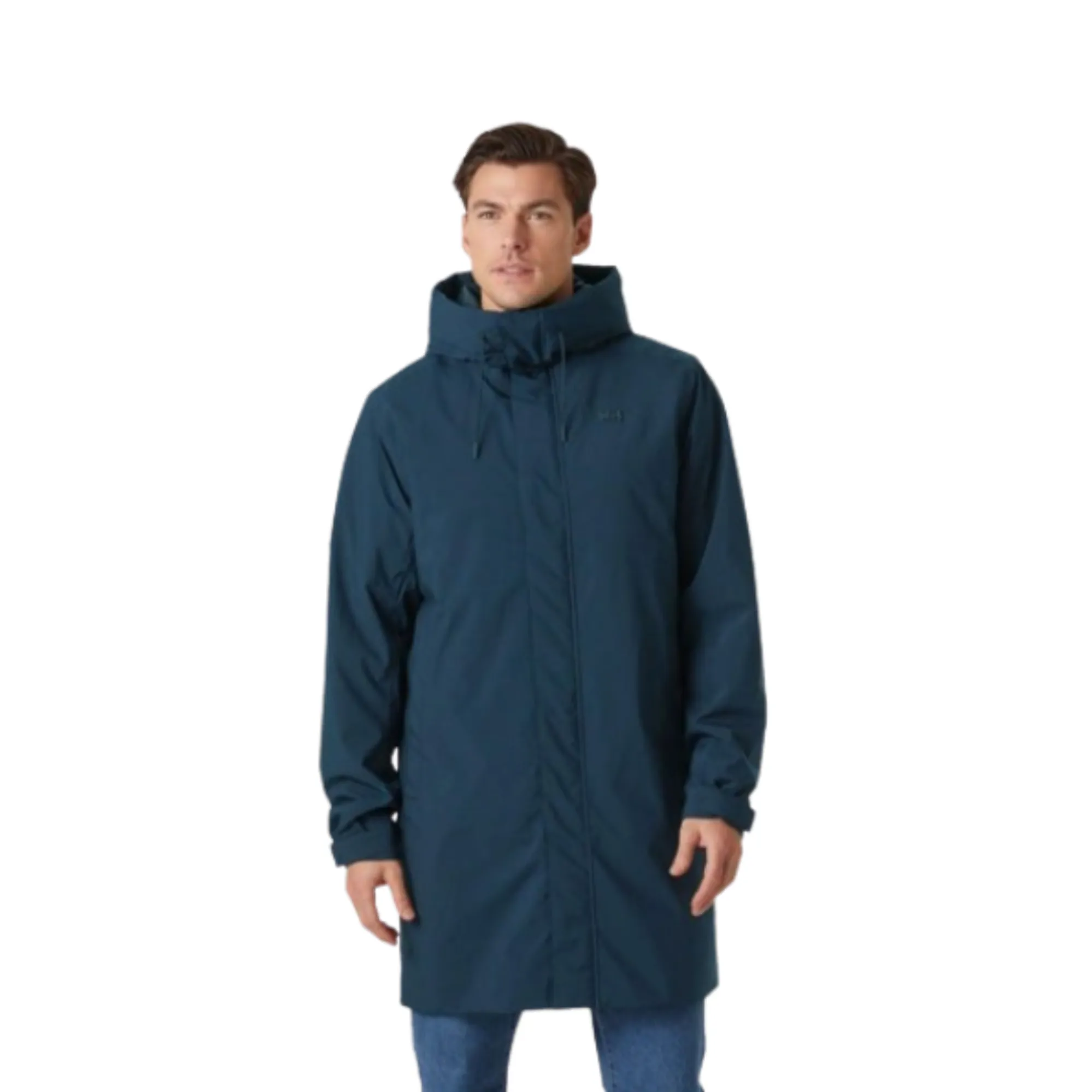 Helly Hansen Mens Munich Insulated Rain Coat in Navy