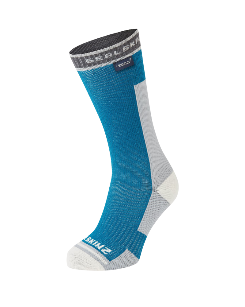 Sealskinz Holverstone Mid Length Socks in Blue