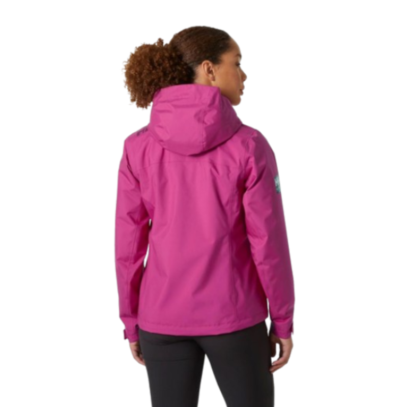 Helly Hansen Womens Crew Hooded Midlayer Jacket 2.0 in Magenta 2.0-1