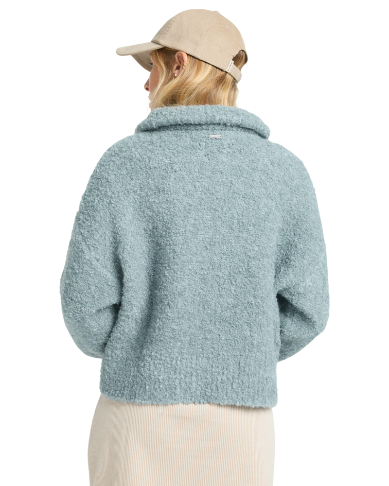 Billabong Womens Lost Heaven Half Zip in Slate Blue